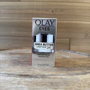 Olay Eyes Shea Butter + Peptide 24 Rich Eye Cream 0.5oz Fragrance-Free